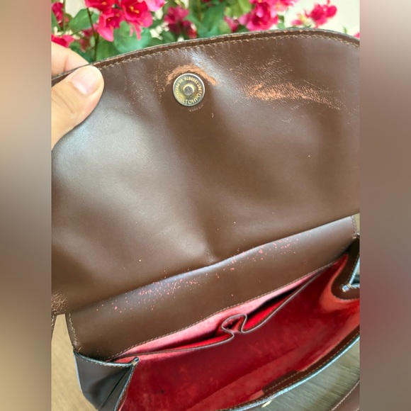 Celine Brown Leather Hobo Shoulder Bag - Picture 8 of 10